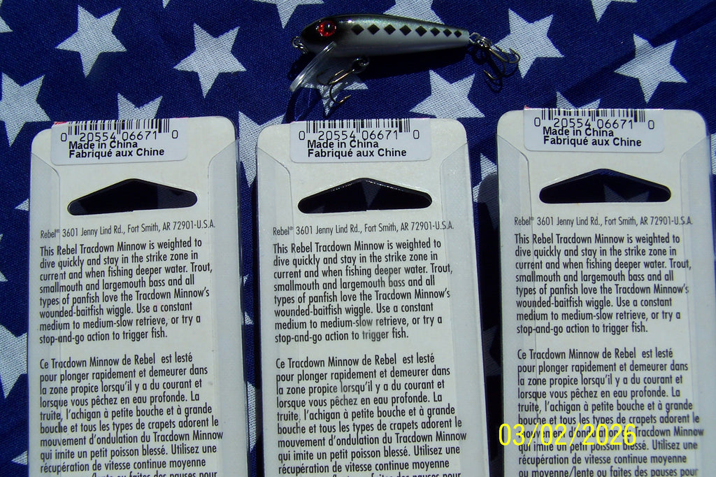 Rebel Tracdown Minnow TD10490