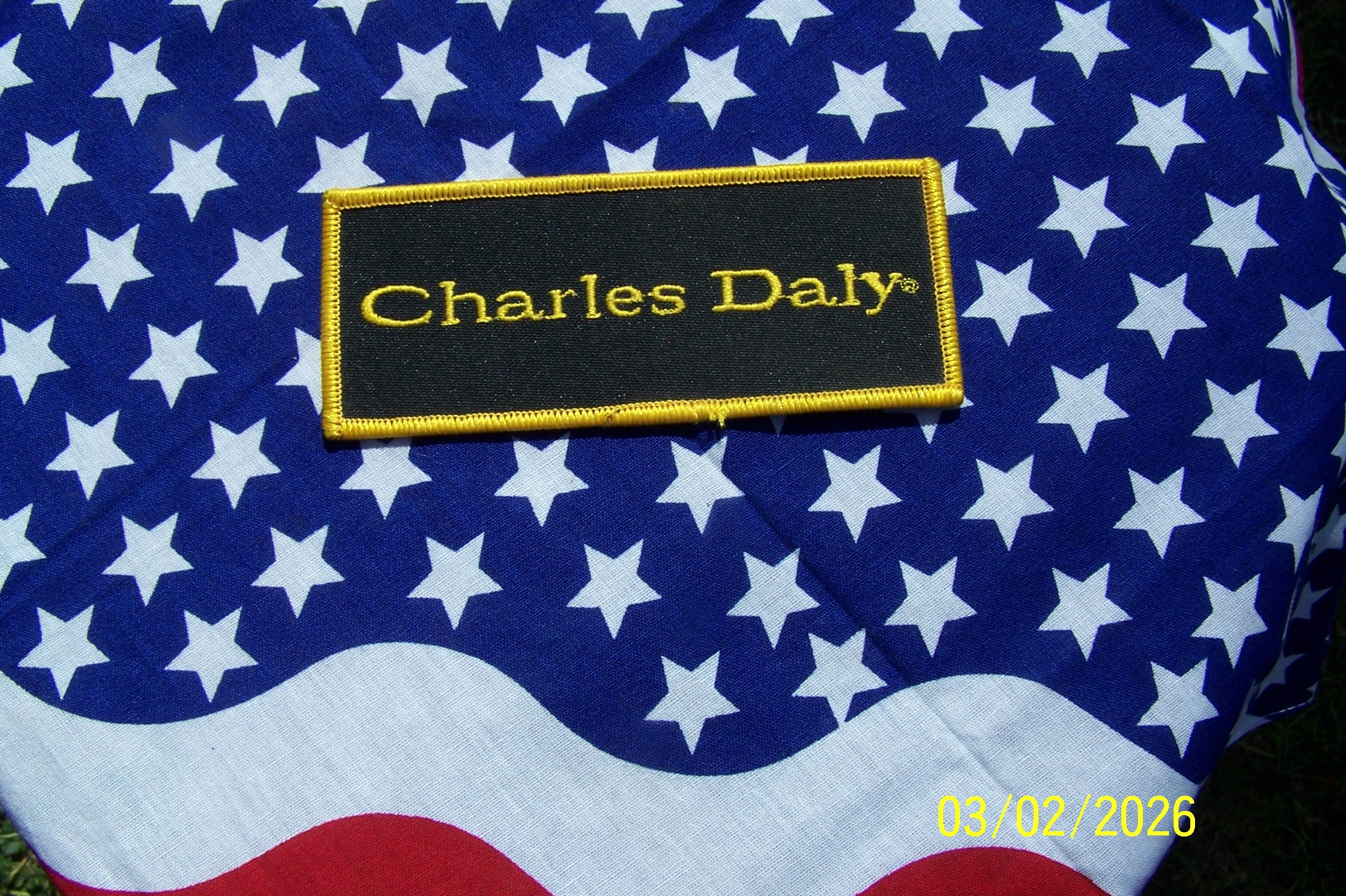 Charles Daly Logo Patch (Iron-On)